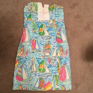 Lilly Pulitzer- strapless dress